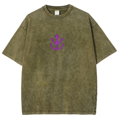 Dragon Ball Super Vegeta Ultra Ego Oversize Washed T-Shirt