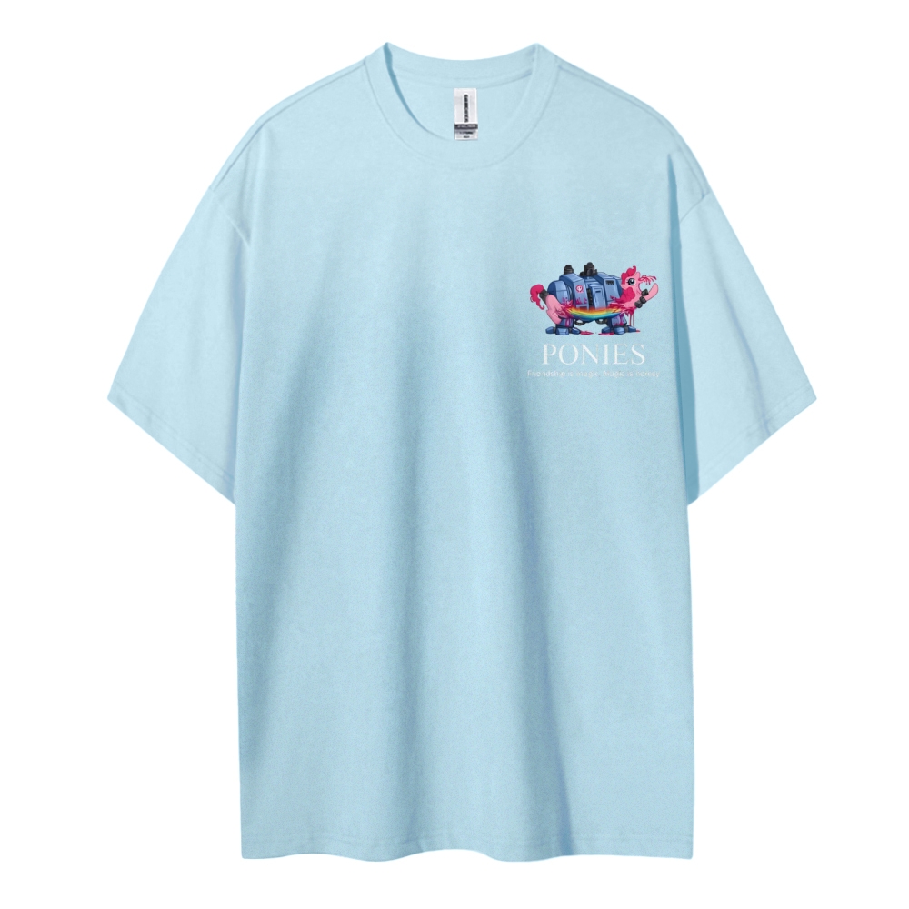 Warhammer 40K & My Little Pony Cotton T-Shirt 2603020116