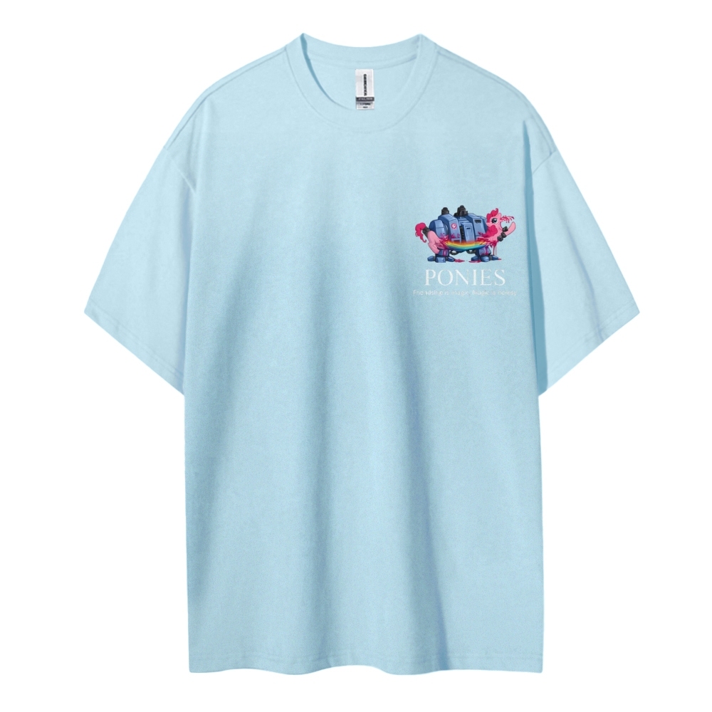 Warhammer 40K & My Little Pony Cotton T-Shirt 2603020116