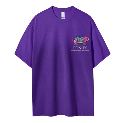 Warhammer 40K & My Little Pony Cotton T-Shirt 2603020116