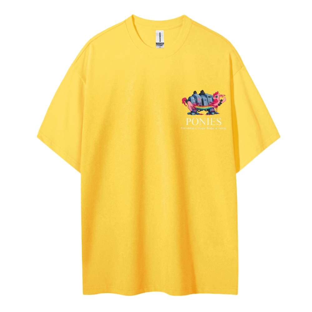 Warhammer 40K & My Little Pony Cotton T-Shirt 2603020116