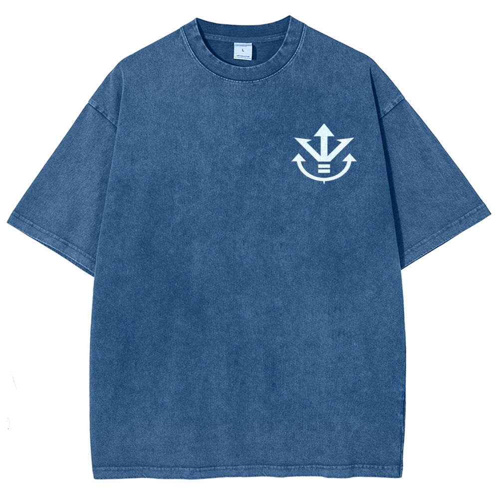Dragon Ball Majin Vegeta Printed Unisex Washed T-Shirt