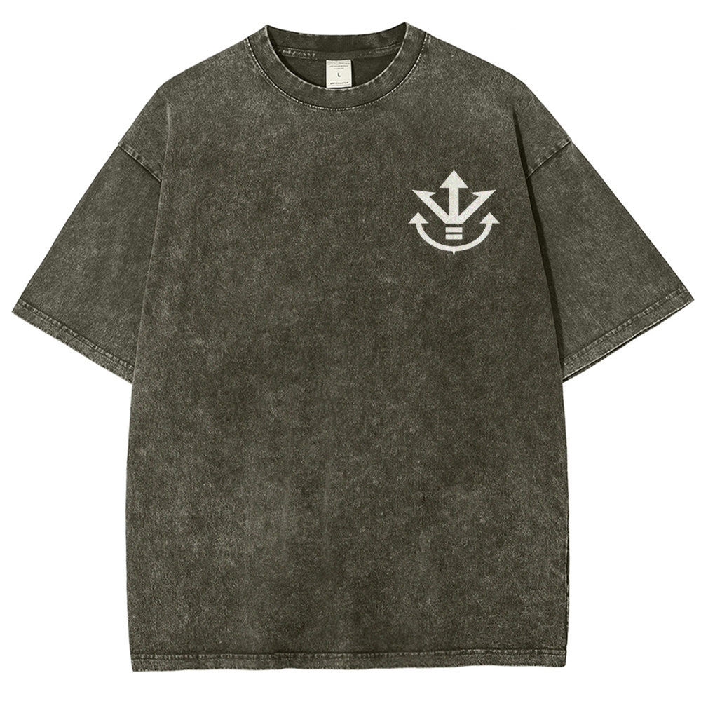 Dragon Ball Majin Vegeta Printed Unisex Washed T-Shirt