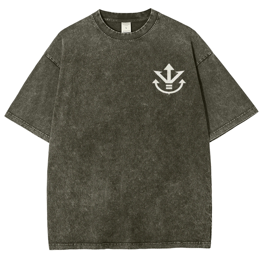 Dragon Ball Majin Vegeta Printed Unisex Washed T-Shirt