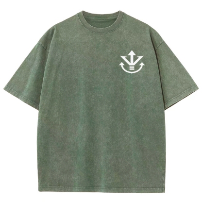 Dragon Ball Majin Vegeta Printed Unisex Washed T-Shirt