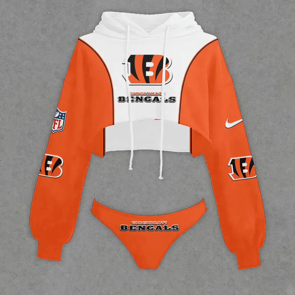 Cincinnati Bengals Women's Hooded Thicken Suit Set