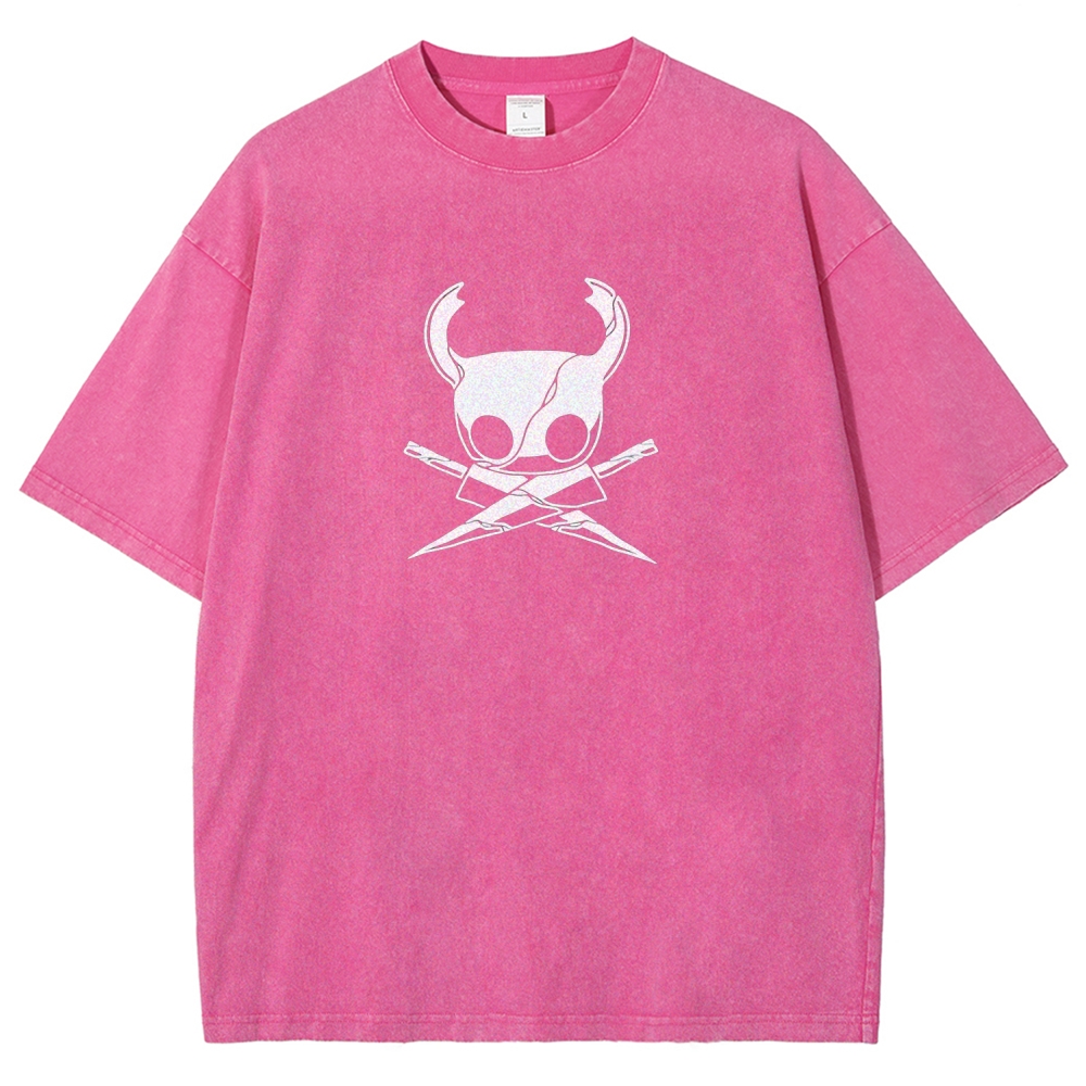 Hollow Knight Born In The Abyss Printed Unisex Washed T-Shirt