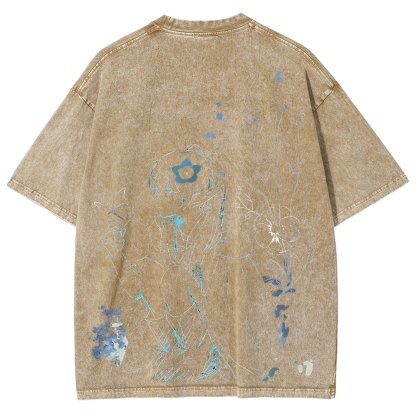 Frieren: Beyond Journey's End Printed Unisex Washed T-Shirt
