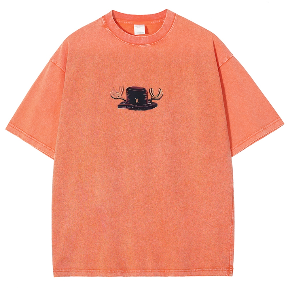 Tony Tony Chopper One Piece  Unisex Washed T-Shirt 