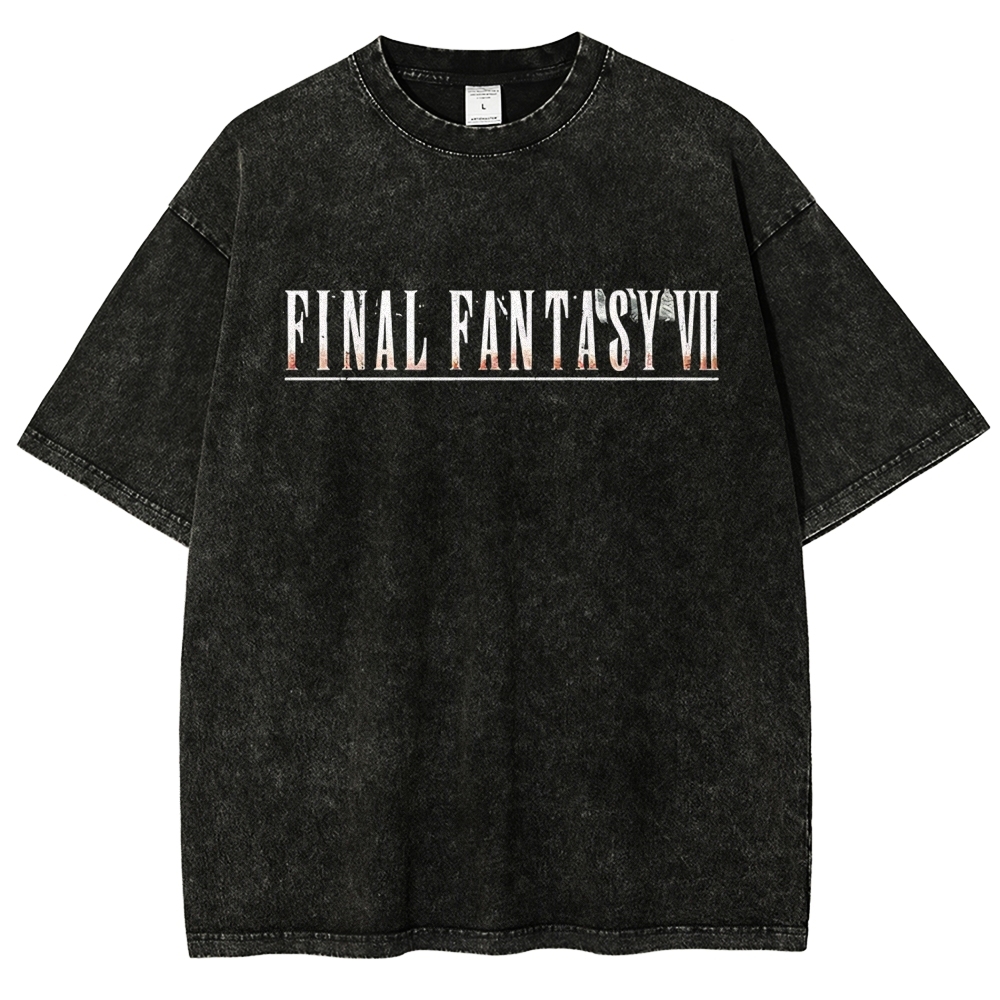 Final Fantasy VII Unisex Washed T-shirt