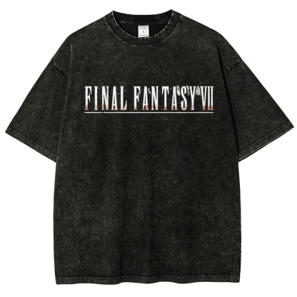 Final Fantasy VII Unisex Washed T-shirt