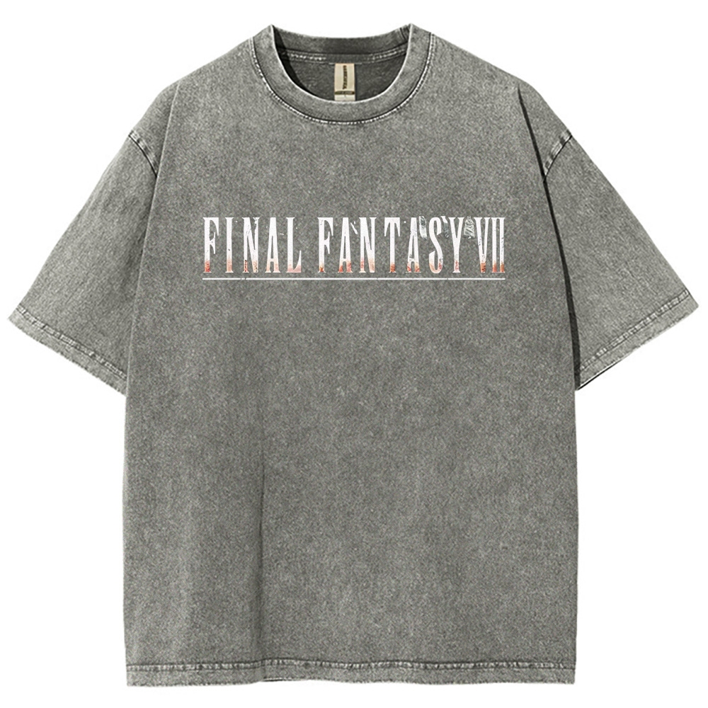 Final Fantasy VII Unisex Washed T-shirt
