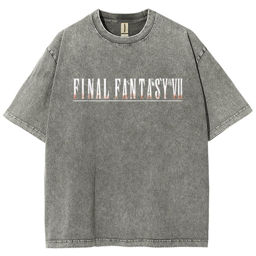 Final Fantasy VII Unisex Washed T-shirt