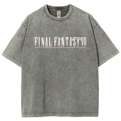 Final Fantasy VII Unisex Washed T-shirt