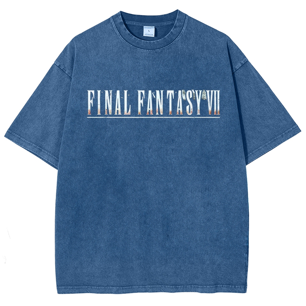Final Fantasy VII Unisex Washed T-shirt