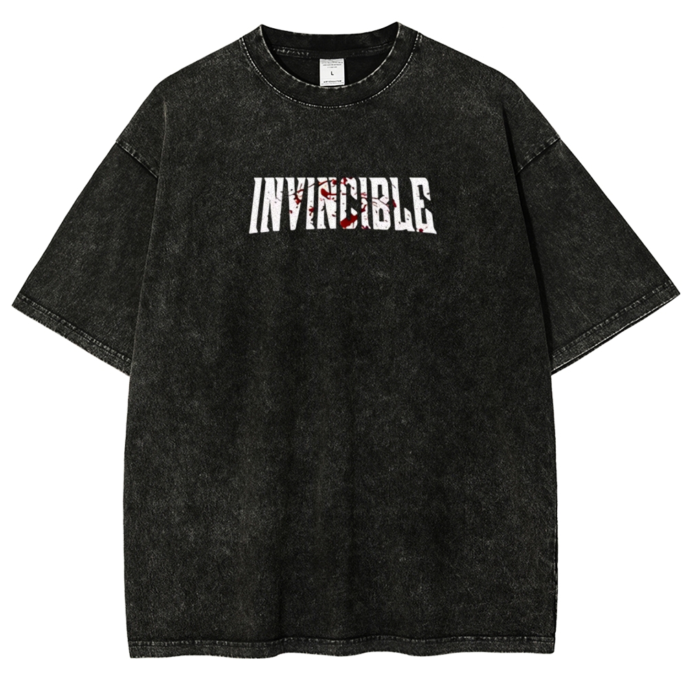 Omni-Man Invincible Printed Unisex Washed T-Shirt