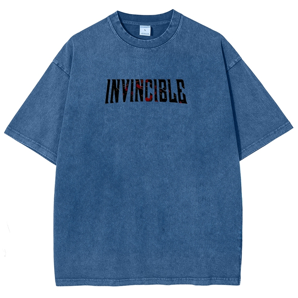 Omni-Man Invincible Printed Unisex Washed T-Shirt