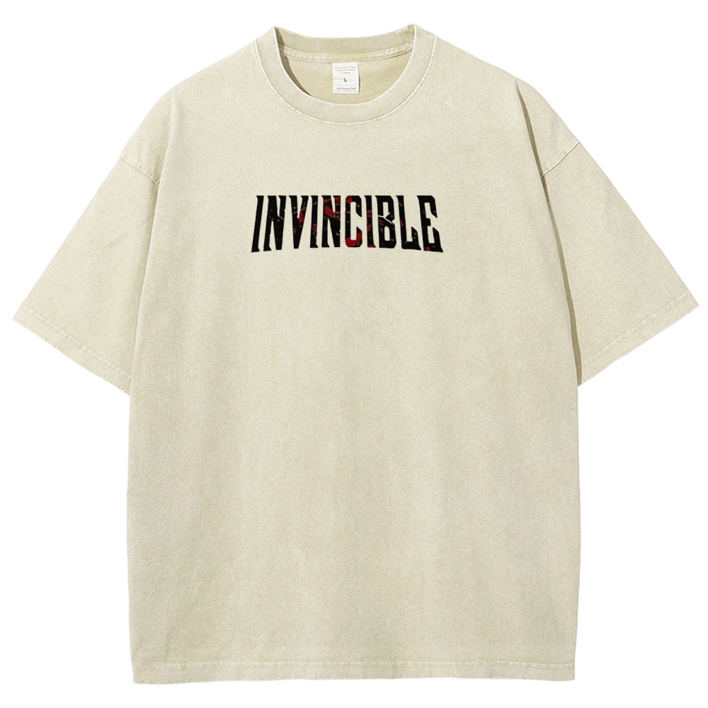 Omni-Man Invincible Printed Unisex Washed T-Shirt