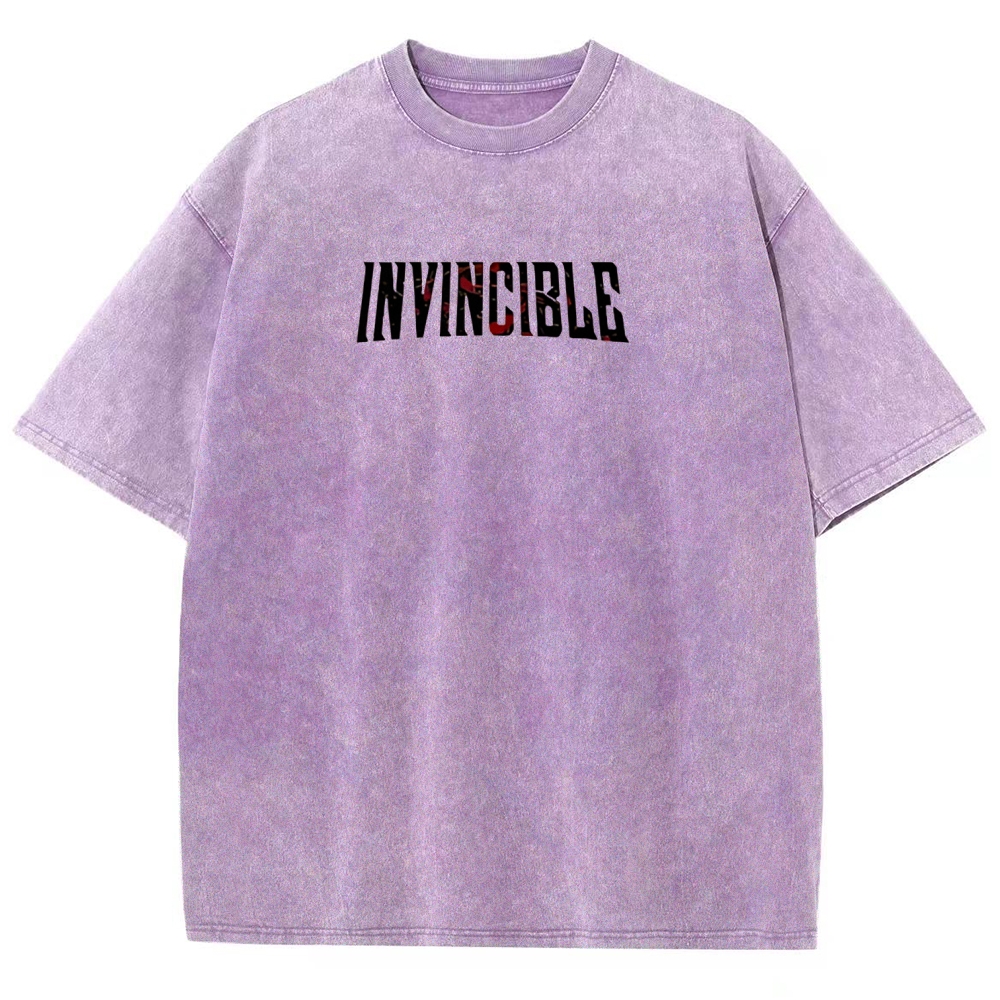 Omni-Man Invincible Printed Unisex Washed T-Shirt