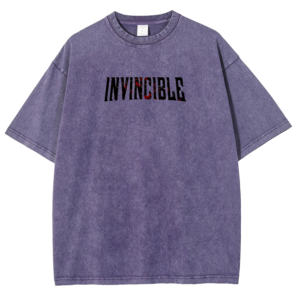 Omni-Man Invincible Printed Unisex Washed T-Shirt
