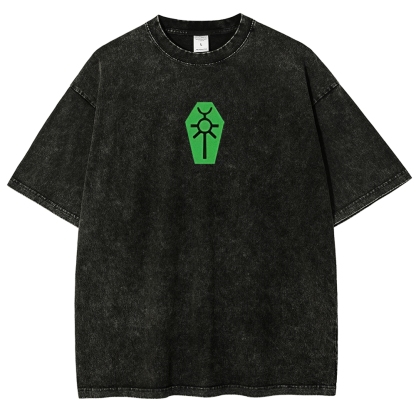 Warhammer 40K Necron Printed Unisex Washed T-Shirt