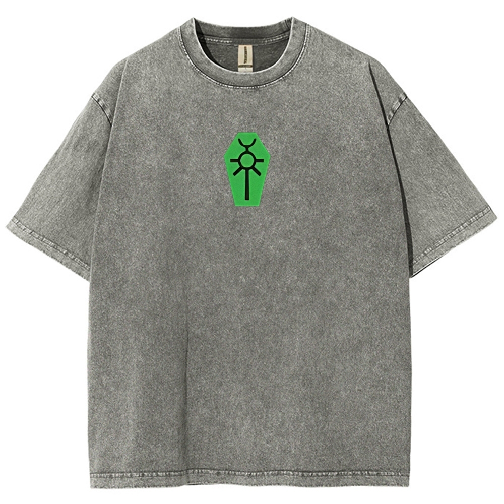 Warhammer 40K Necron Printed Unisex Washed T-Shirt