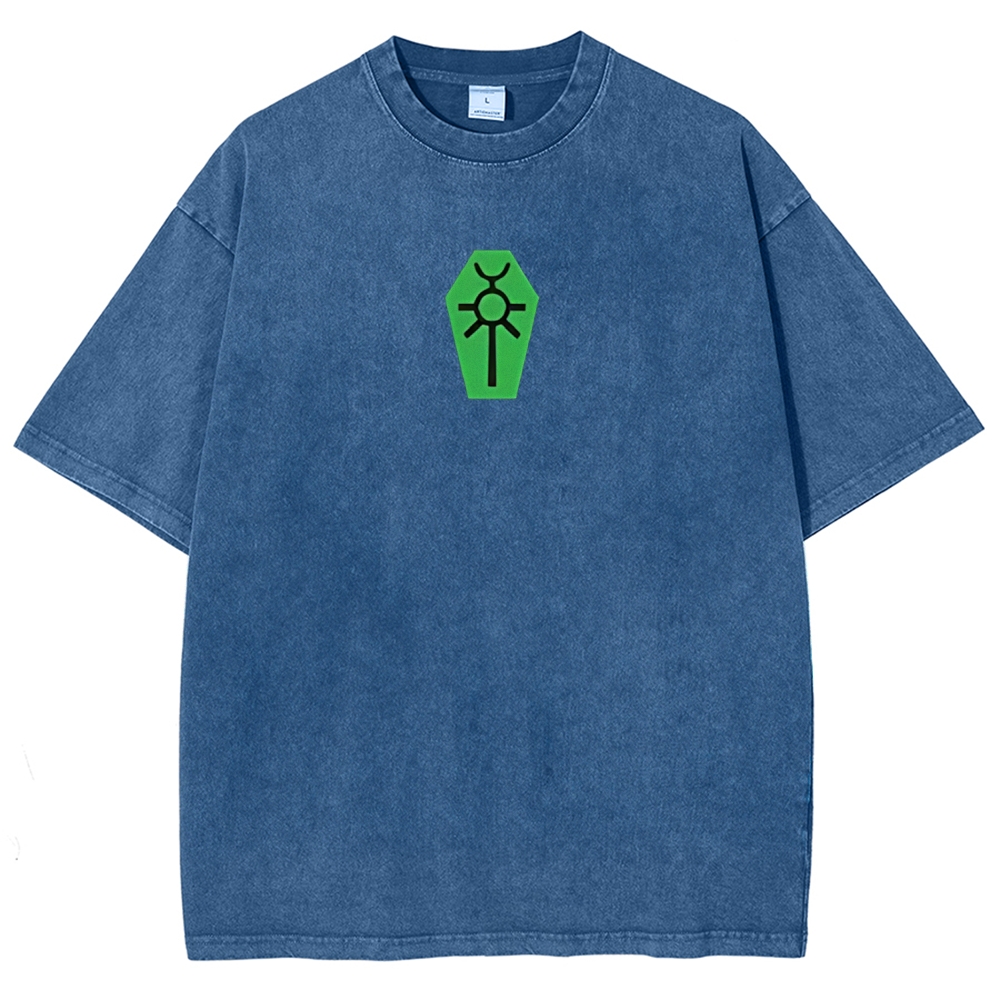 Warhammer 40K Necron Printed Unisex Washed T-Shirt