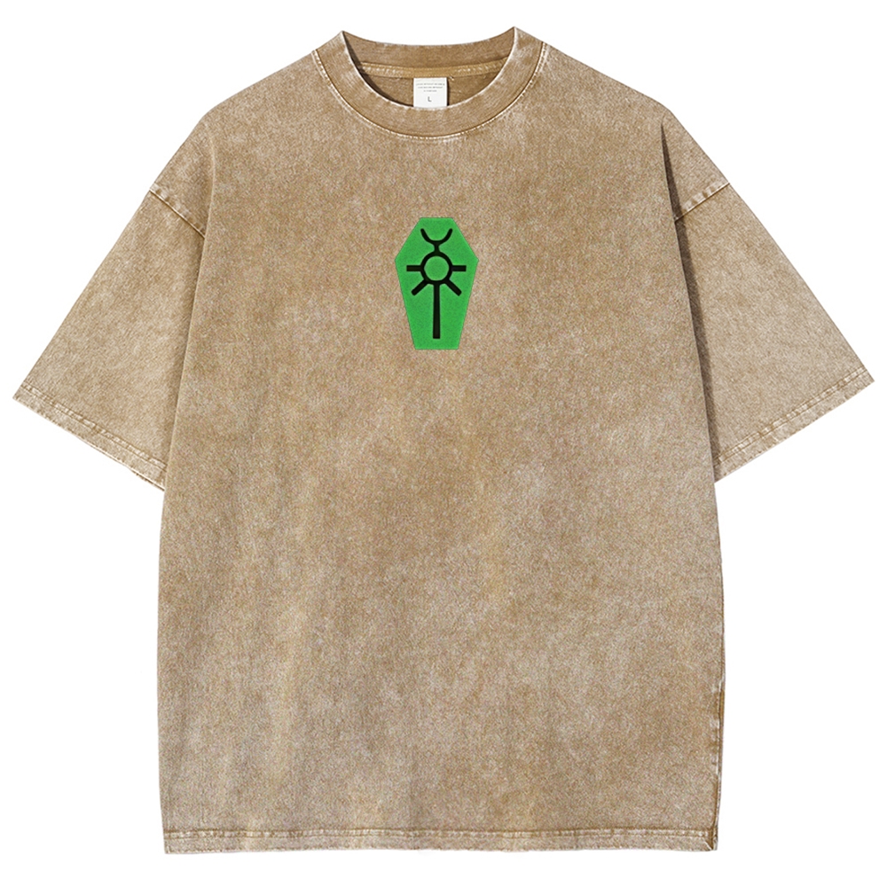 Warhammer 40K Necron Printed Unisex Washed T-Shirt