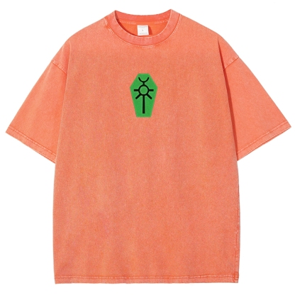 Warhammer 40K Necron Printed Unisex Washed T-Shirt