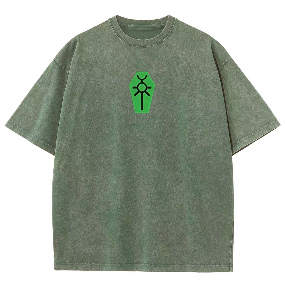 Warhammer 40K Necron Printed Unisex Washed T-Shirt