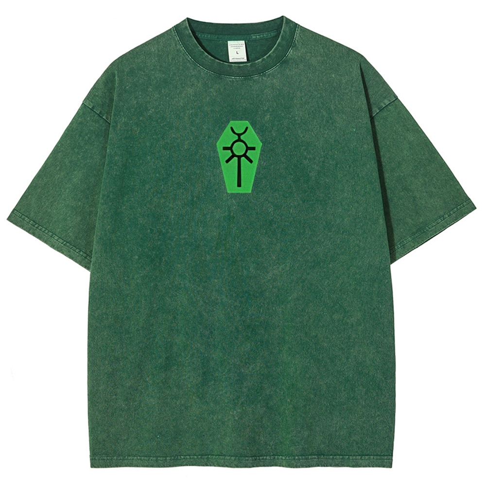 Warhammer 40K Necron Printed Unisex Washed T-Shirt