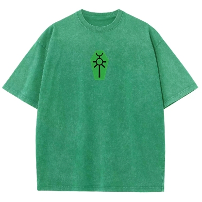 Warhammer 40K Necron Printed Unisex Washed T-Shirt