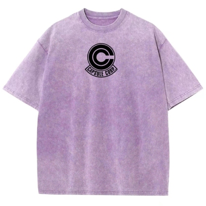 Dragon Ball Trunks Printed Unisex Washed T-Shirt