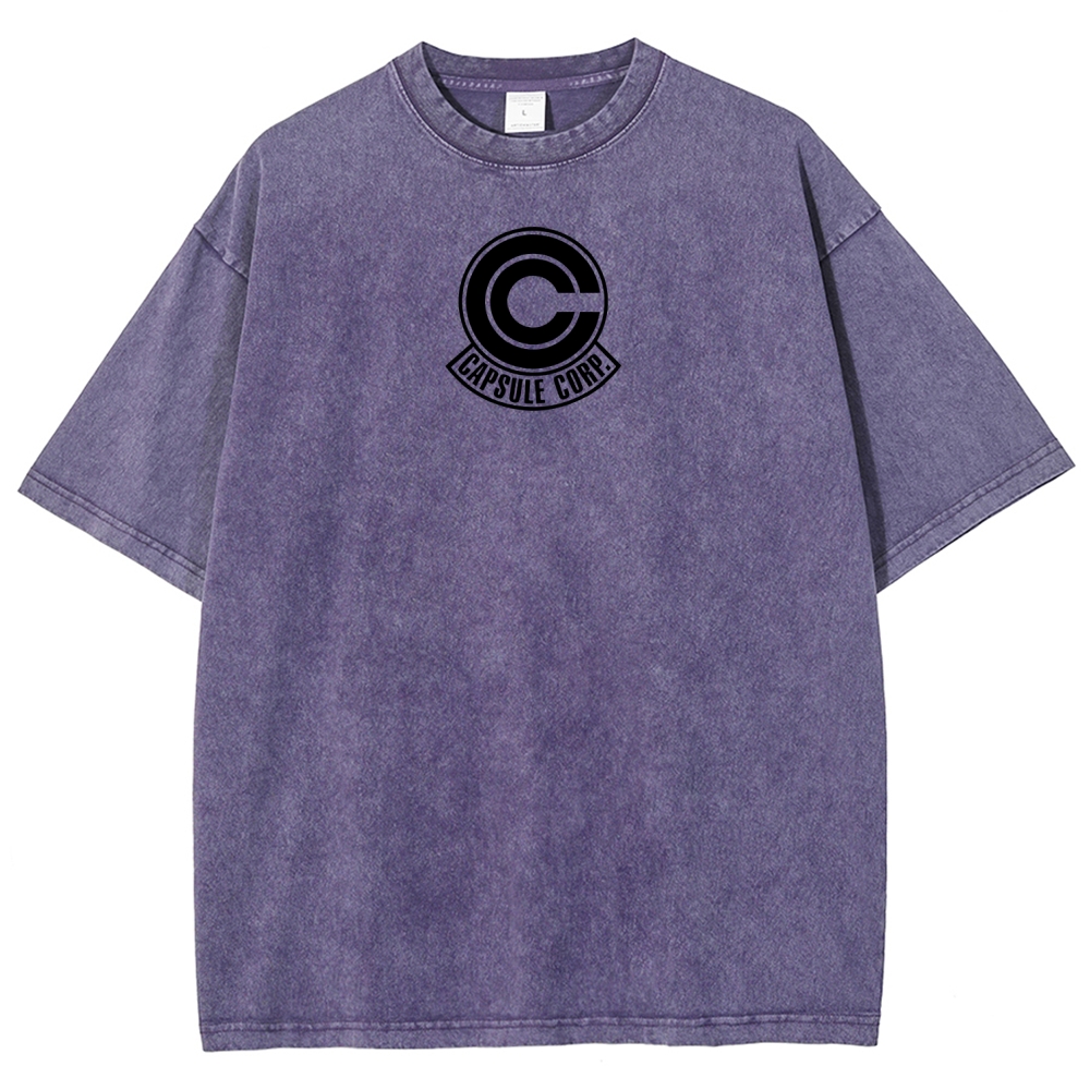 Dragon Ball Trunks Printed Unisex Washed T-Shirt