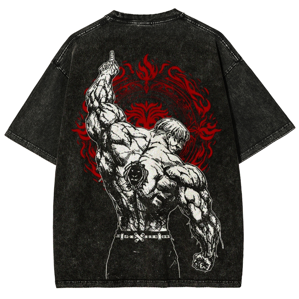 Seven deadly sins Escanor Unisex Washed T-Shirt 