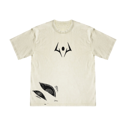 Jujutsu Kaisen Ryomen Sukuna Printed Unisex Washed T-Shirt