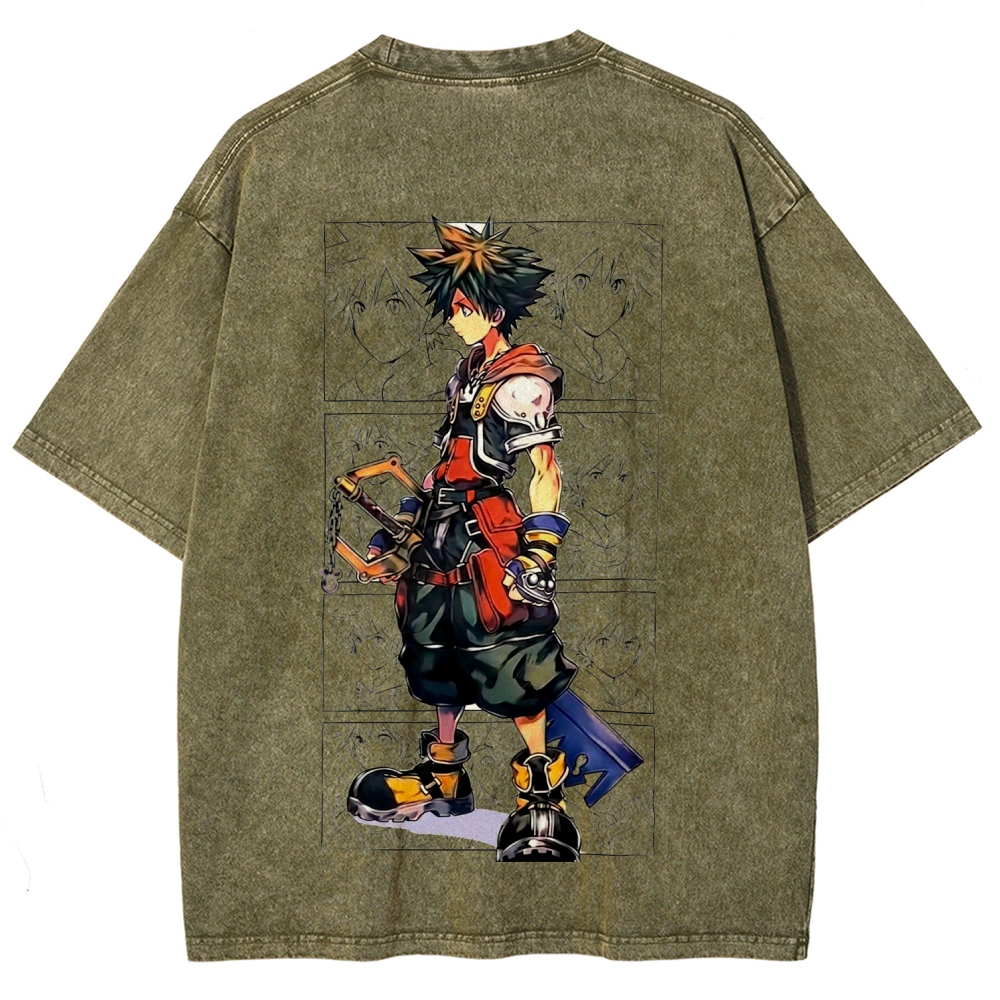 Kingdom Hearts Washed T-shirt