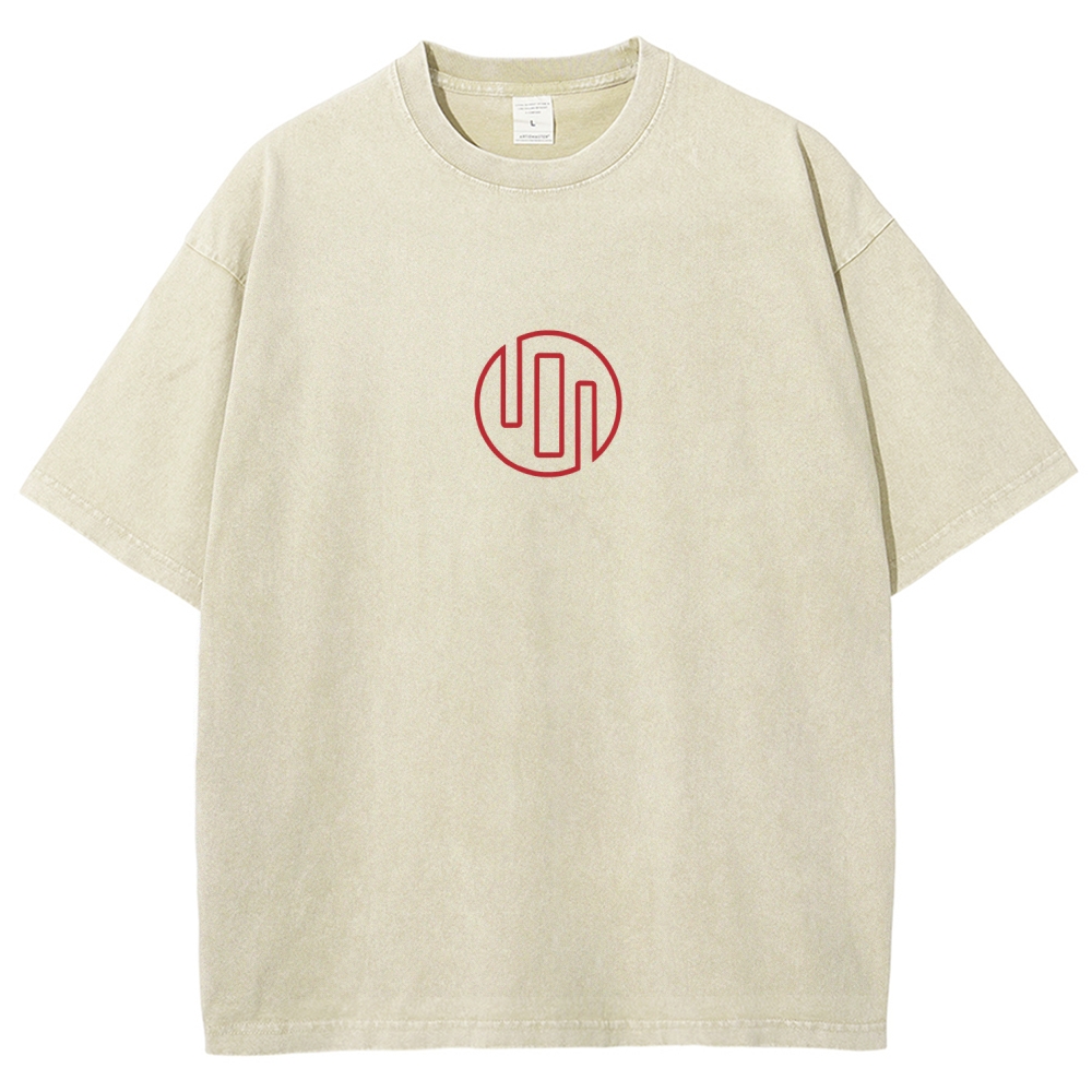 Thragg Invincible Printed Unisex Washed T-Shirt