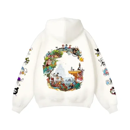 One Piece Cotton Unisex Pattern Fashion Hoodie