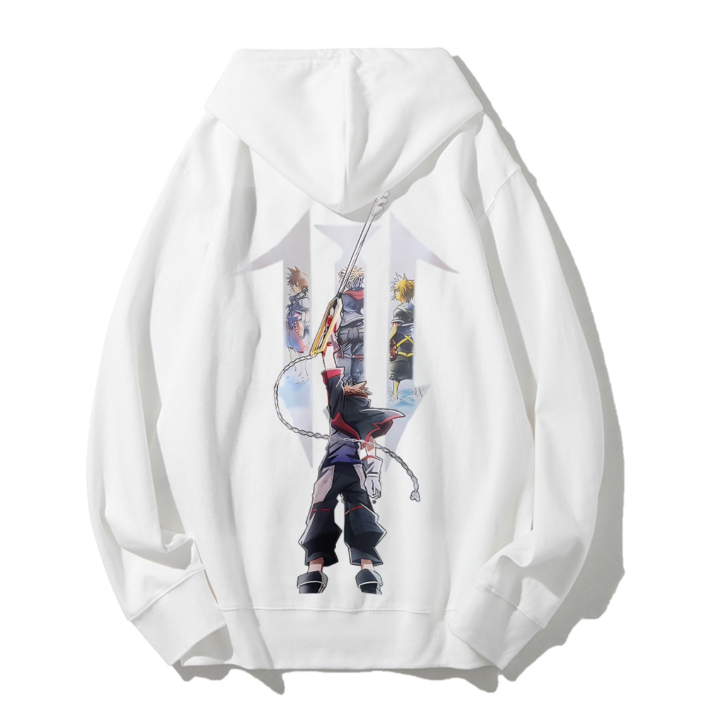 Kingdom Hearts Printed Fleece-lined Unisex Hoodie