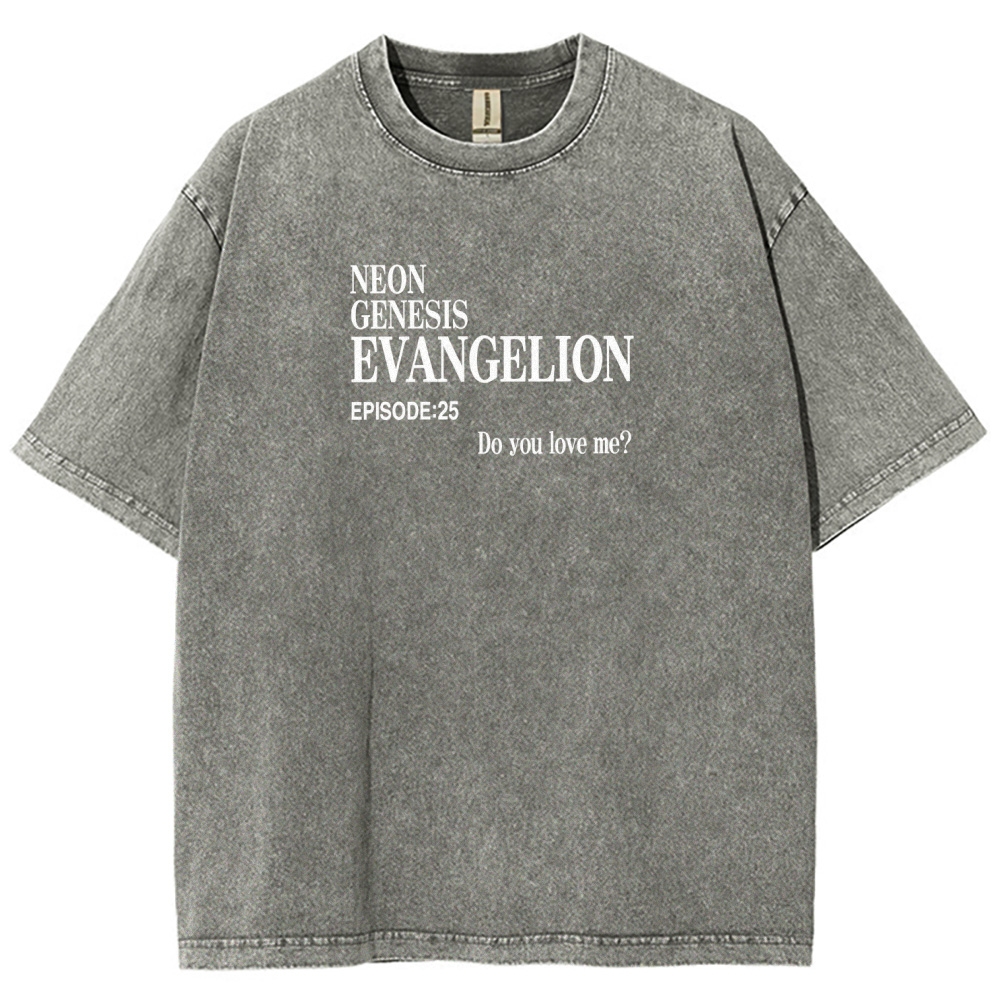 Neon Genesis Evangelion Unisex Fit Washed T-Shirt 2605003407