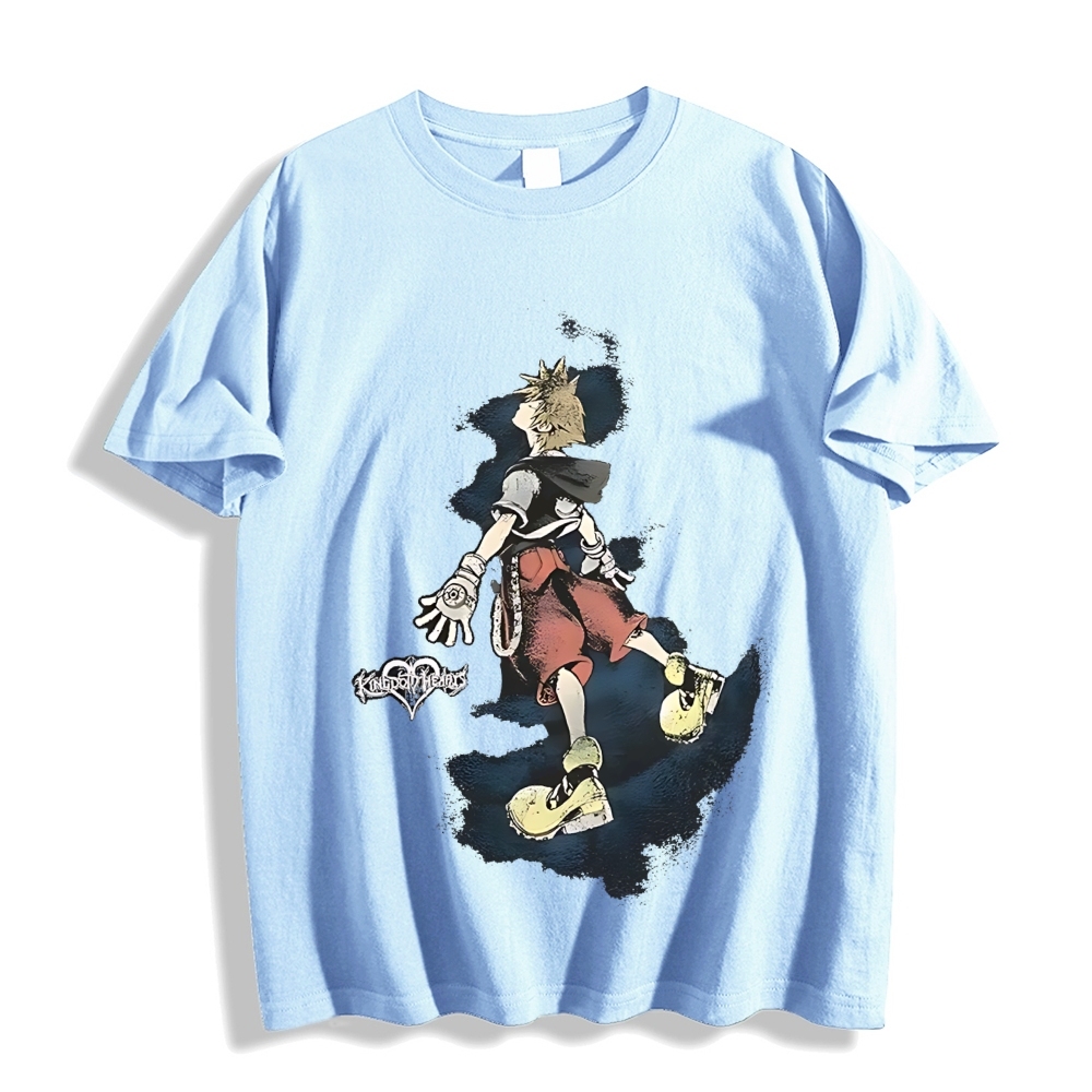Kingdom Hearts Sora Unisex Cotton Printed T-shirt 