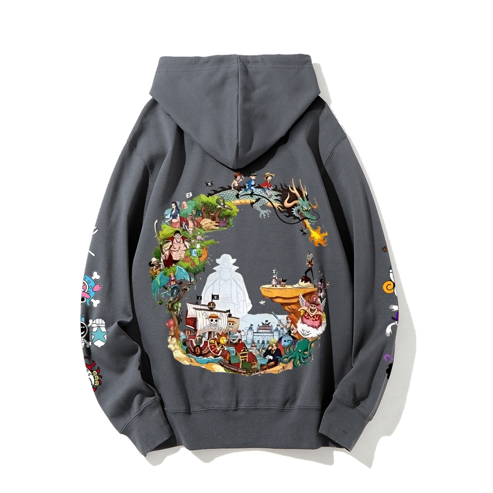 One Piece Cotton Unisex Pattern Fashion Hoodie