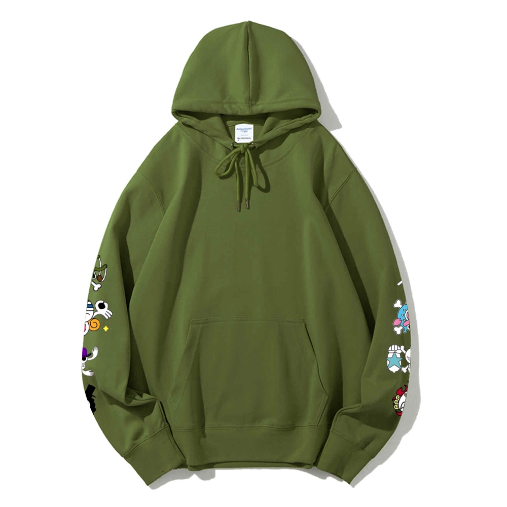 One Piece Cotton Unisex Pattern Fashion Hoodie