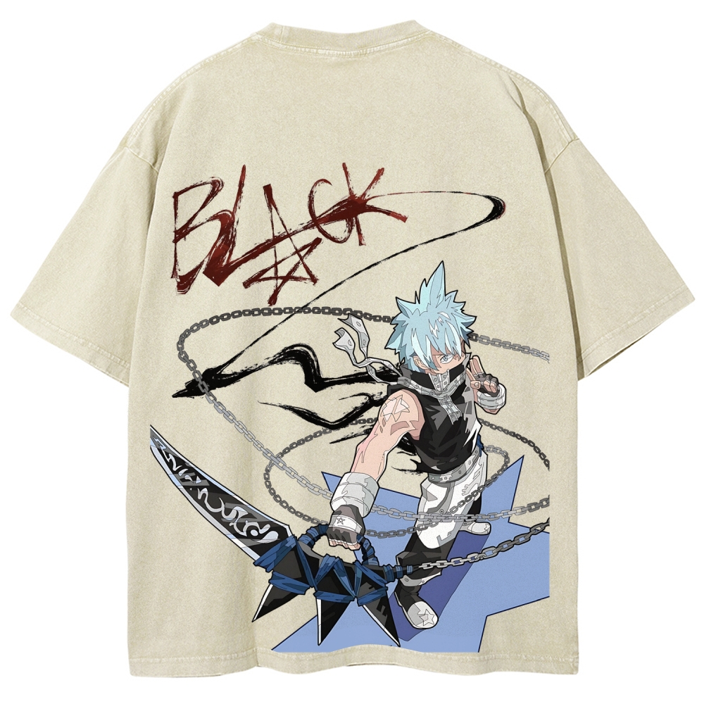Soul Eater BlackStar Unisex Washed T-shirt