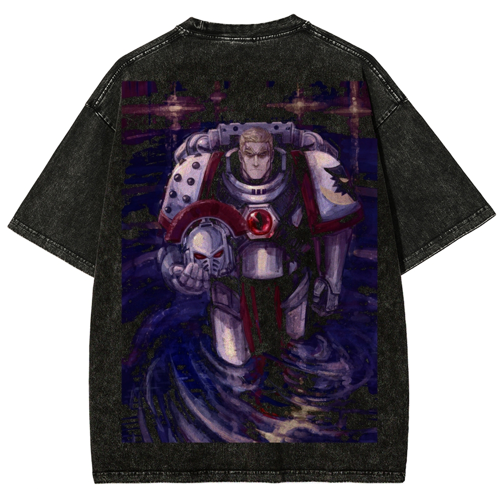 Warhammer 40k Garviel Loken Printed Unisex Washed T-Shirt