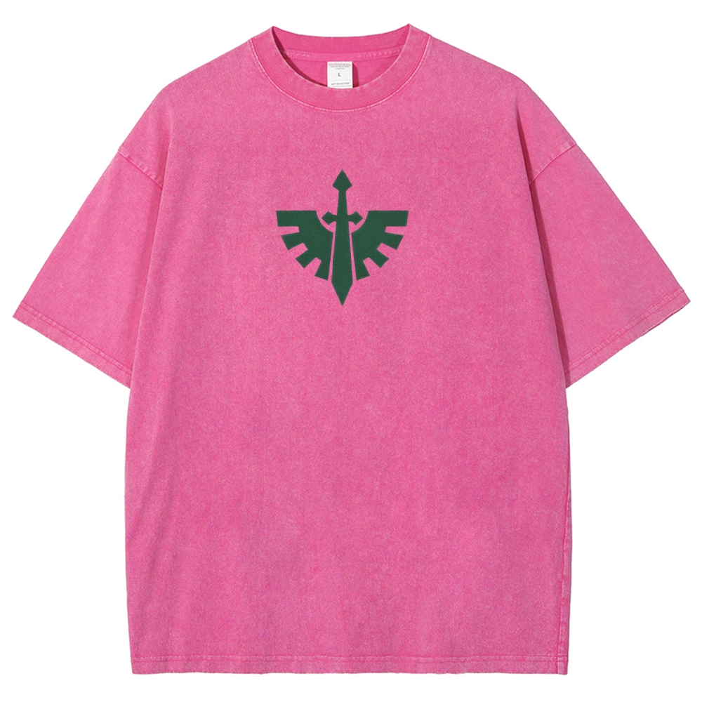 Warhammer 40k Lion El'Jonson Printed Unisex Washed T-Shirt