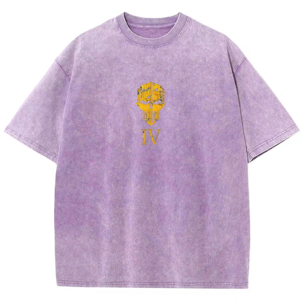 Iron Within Printed Unisex Washed T-shirt