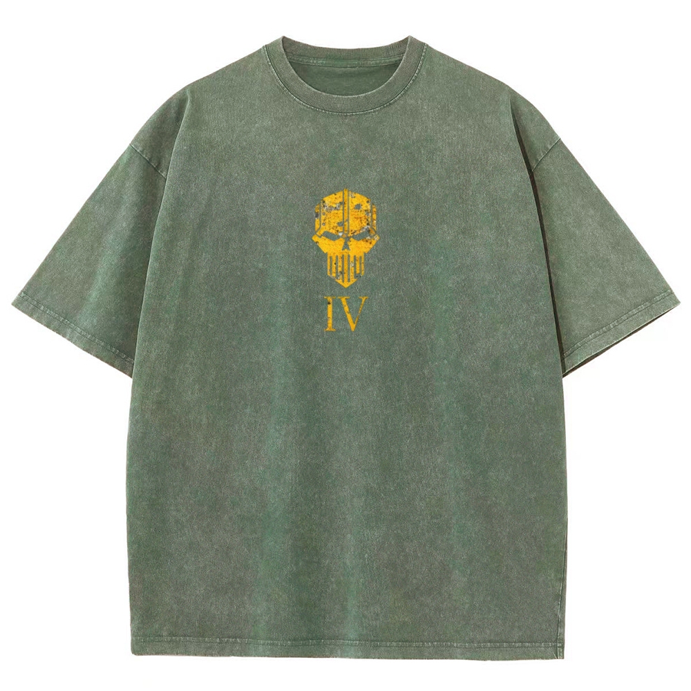 Iron Within Printed Unisex Washed T-shirt