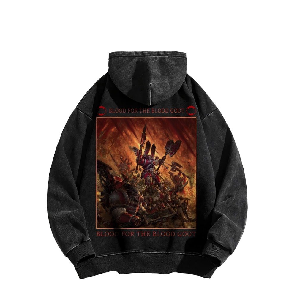 Warhammer 40k Vintage Unisex Washed Hoodies 